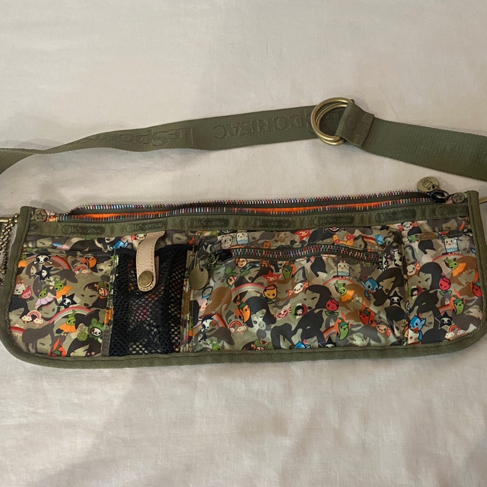 Lesportsac Multicolor Ciao Camo Tokidoki Fanny Bag